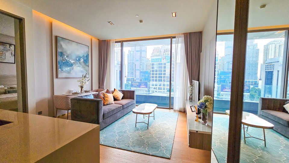 ให้เช่าคอนโดหรู Saladaeng One ห้องใหญ่ 1 Bed ตกแต่ง Modern Luxury วิวสวย